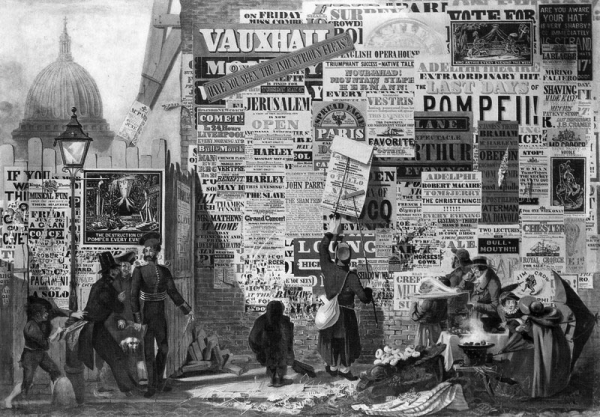 존 올랜도 패리의 '런던 거리 풍경'(1835) [사진=도서출판 팬덤북스] 